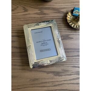 Vintage Silver Plated Photo Frame Photo Album 28 Photos Towle Silversmiths NOS